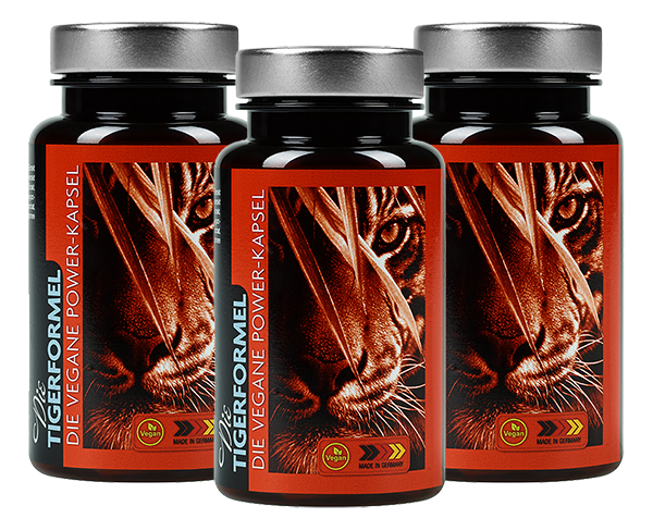 3x Tigerformel Sparpaket "Körper Boost" - Spare HEUTE 90%